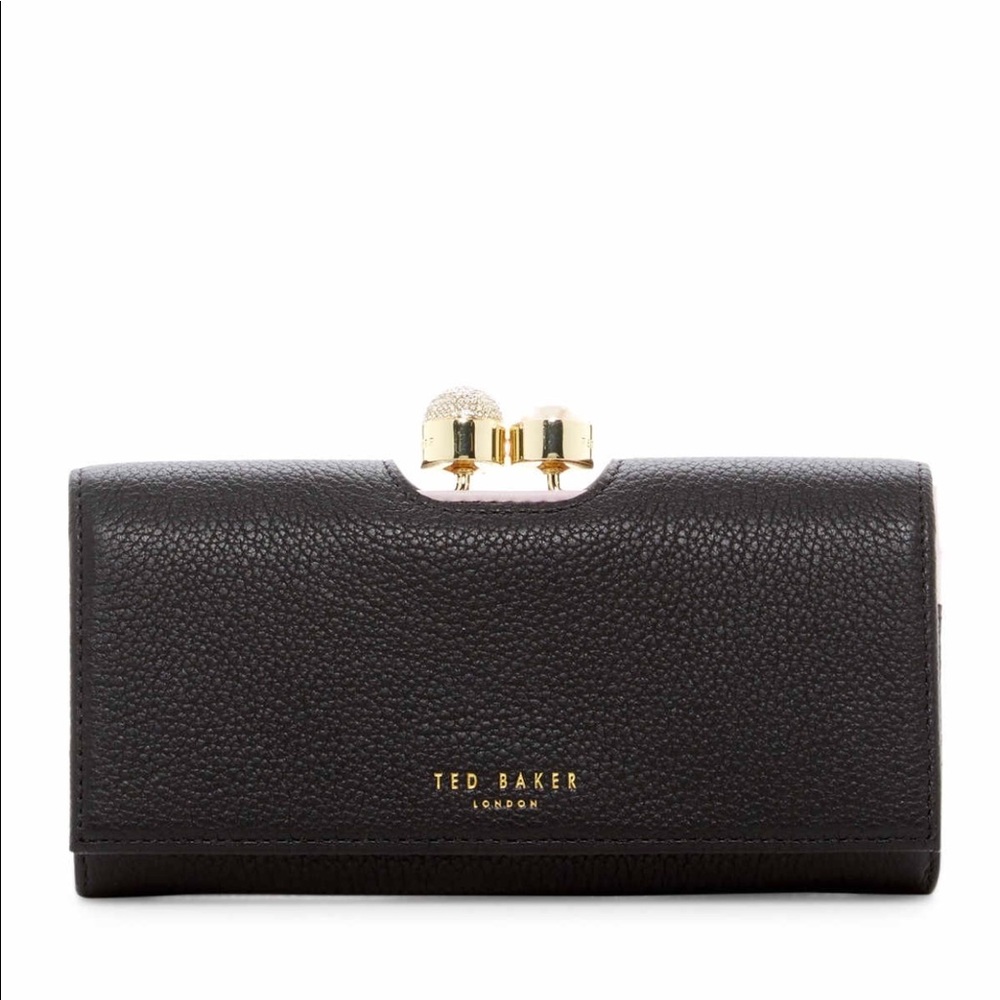 ❌SOLD❌ Ted Baker Crystal Leather Matinee Wallet - Picture 1 of 5